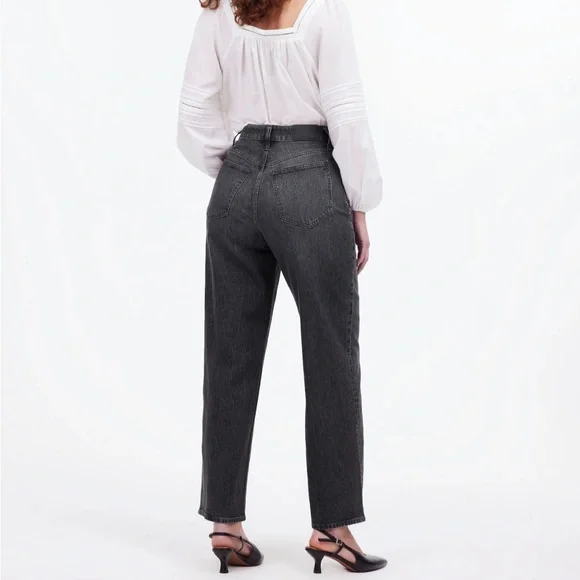 madewell The petite curvy Perfect Vintage Wide-Leg Crop Jean Robles Wash 30P - Picture 5 of 10